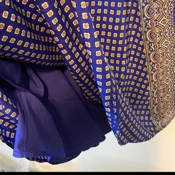 Madewell 100% Silk Ascot Grid Tee Dress - Picture 8 of 12